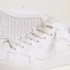 Damskie sneakersy Purestar z błyszczącą srebrną wstawką na pięcie