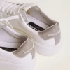 Damskie sneakersy Purestar z błyszczącą srebrną wstawką na pięcie