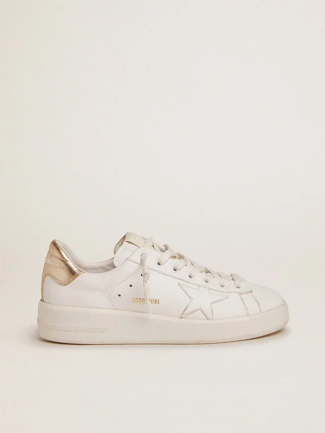 Damskie Sneakersy Purestar z złotą naszywką na pięcie