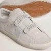 Damskie trampki Old School z jasnoszarego zamszu z skórzaną gwiazdką z mikrobrokatem