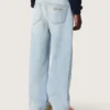 Dżinsy chłopięce Golden z jasnoniebieskiego denimu z haftowanym logo