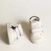 June Junior z nappy z ciemnoniebieską zamszową gwiazdką i zakładką na pięcie