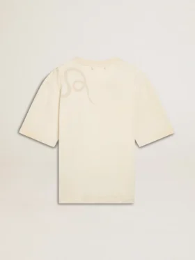 Koszulka CNY w stylu „worn-white” o luźnym kroju