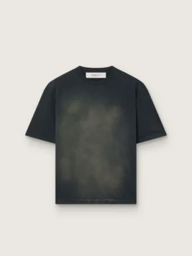 Koszulka unisex z czarnego bawełnianego dżerseju z haftowanym logo