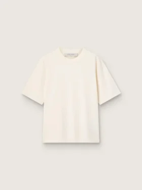Koszulka w kolorze postarzanej bieli z odwróconym logo z tyłu – Jersey Capsule