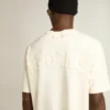 Koszulka w kolorze postarzanej bieli z odwróconym logo z tyłu – Jersey Capsule
