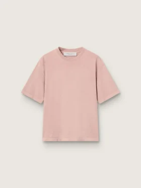 Koszulka w kolorze pudrowego różu z odwróconym logo z tyłu – Jersey Capsule