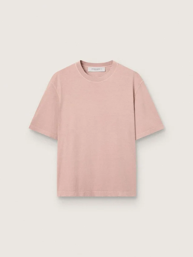Koszulka w kolorze pudrowego różu z odwróconym logo z tyłu – Jersey Capsule