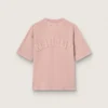 Koszulka w kolorze pudrowego różu z odwróconym logo z tyłu – Jersey Capsule