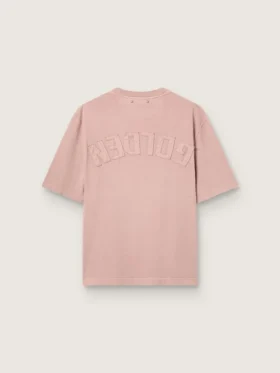 Koszulka w kolorze pudrowego różu z odwróconym logo z tyłu – Jersey Capsule