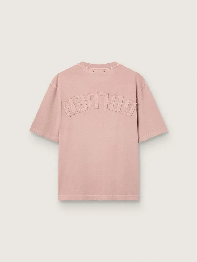 Koszulka w kolorze pudrowego różu z odwróconym logo z tyłu – Jersey Capsule