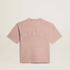 Koszulka w kolorze pudrowego różu z odwróconym logo z tyłu – Jersey Capsule