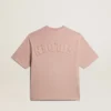 Koszulka w kolorze pudrowego różu z odwróconym logo z tyłu – Jersey Capsule
