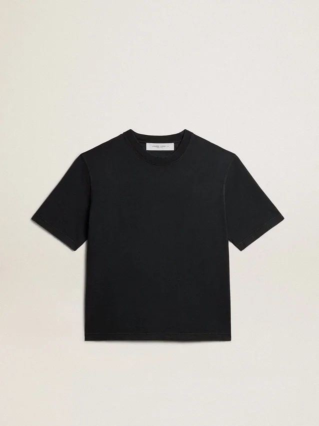 Koszulka w kolorze wypranej czerni z odwróconym logo na plecach – Jersey Capsule
