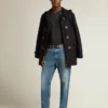 Koszulka w kolorze wypranej czerni z odwróconym logo na plecach – Jersey Capsule