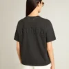 Koszulka w kolorze wypranej czerni z odwróconym logo na plecach – Jersey Capsule