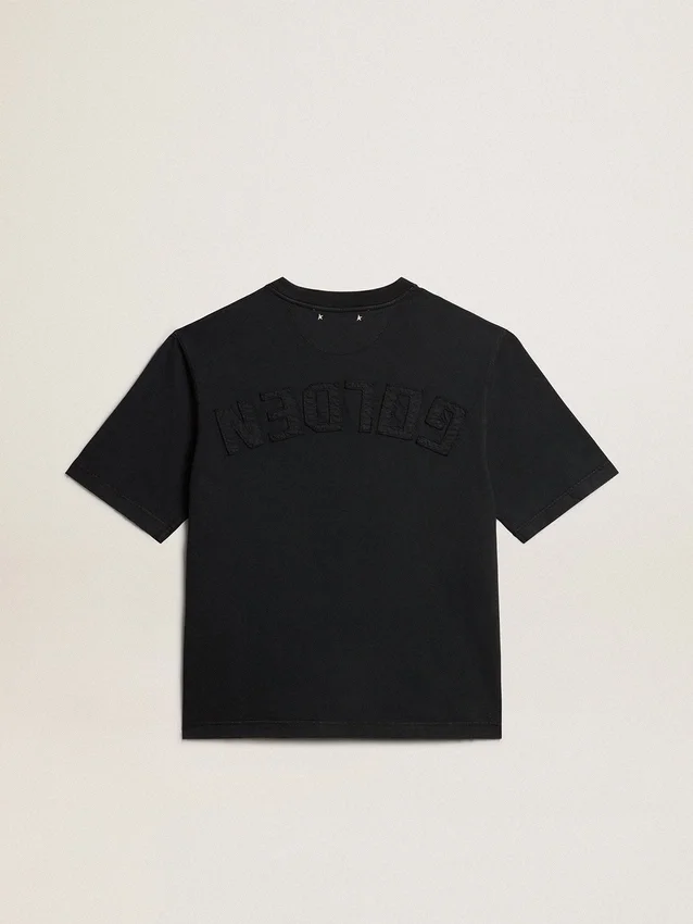 Koszulka w kolorze wypranej czerni z odwróconym logo na plecach – Jersey Capsule