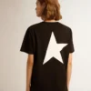 Koszulka z kolekcji Star Collection z kontrastującym białym logo i gwiazdą