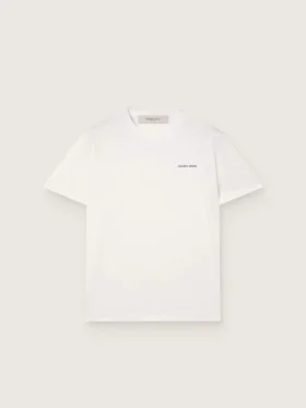 Męska koszulka z bawełnianego dżerseju w kolorze vintage white