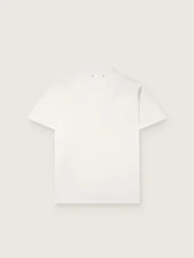 Męska koszulka z bawełnianego dżerseju w kolorze vintage white