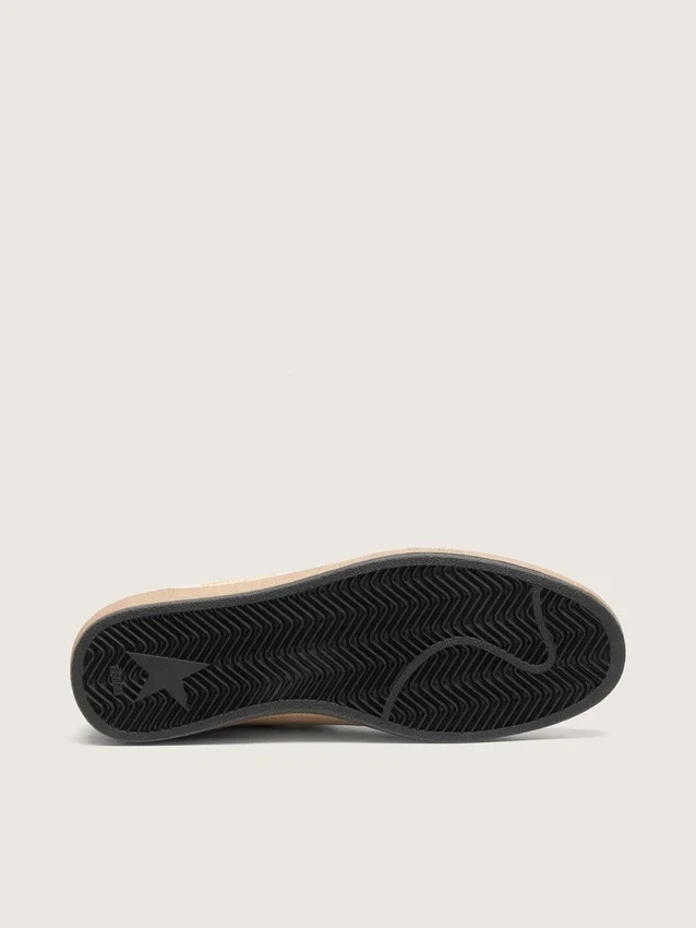 Męskie buty Ball Star LTD z białej skóry z jasnoniebieską skórzaną gwiazdą