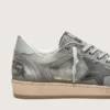 Męskie buty Ball Star LTD z szarego denimu z czarną skórzaną gwiazdą