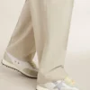 Męskie buty Marathon z białą nylonową cholewką i srebrną gwiazdą