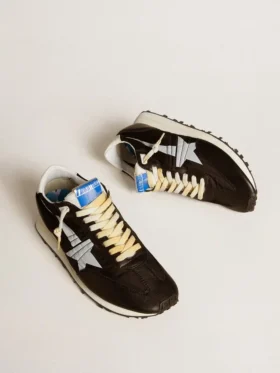 Męskie buty Marathon z czarną nylonową cholewką i białą gwiazdą