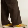 Męskie buty Marathon z żółtą nylonową cholewką i pomarańczową gwiazdą