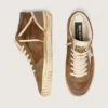 Męskie buty Mid Star LAB z zamszu w kolorze rdzy z białą skórzaną gwiazdą