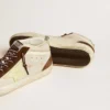 Męskie buty Mid Star w beżowym kolorze z brokatem, z żółtą gwiazdką z zamszu i bawełnianym akcentem
