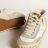 Męskie buty Mid Star z wstawkami z zamszu w kolorze lodowej szarości i białą gwiazdą