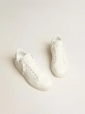 Męskie buty Purestar na bazie materiałów pochodzenia biologicznego z białą gwiazdą i zapiętkiem z efektem lustrzanym