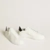 Męskie buty Purestar z skórzaną gwiazdą i czarną lakierowaną nasadką na pięcie
