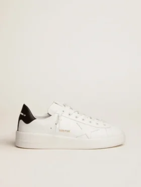 Męskie buty Purestar z skórzaną gwiazdą i czarną skórzaną wstawką na pięcie