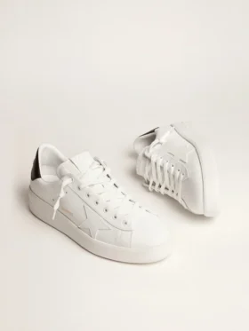Męskie buty Purestar z skórzaną gwiazdą i czarną skórzaną wstawką na pięcie