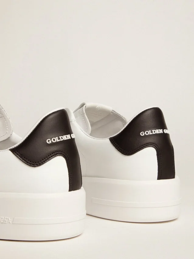 Męskie buty Purestar z skórzaną gwiazdą i czarną skórzaną wstawką na pięcie