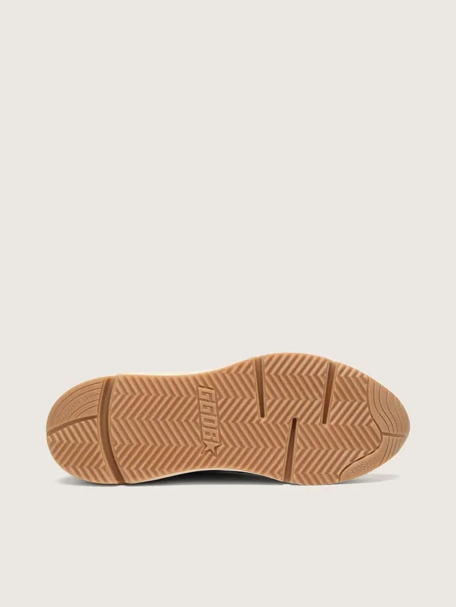 Męskie buty Running Sole z jasnoniebieskiego zamszu z białą gwiazdą