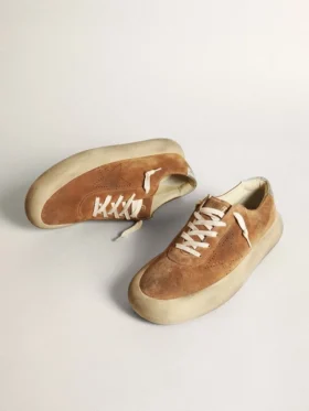 Męskie buty Space-Star z zamszu w kolorze tytoniowym