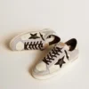 Męskie buty Stardan LTD z nappy i skóry z zamszową gwiazdą i skórzaną wstawką na pięcie