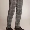 Męskie buty Stardan w całości z czarnej skóry