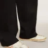 Męskie buty Super-Star LTD z perforowaną gwiazdą i metaliczną skórzaną wstawką na pięcie