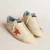 Męskie buty Super-Star z gwiazdą w wzór krokodyla i srebrno-niebieską wstawką na pięcie