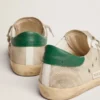 Męskie buty Super-Star z jasnosrebrnej siateczki z szarą gwiazdą
