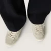 Męskie buty Super-Star z jasnoszarego zamszu z białą skórzaną gwiazdą