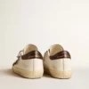 Męskie buty Super-Star z materiału pochodzenia biologicznego z gwiazdą z płótna i ciemnobrązową skórzaną wstawką na pięcie