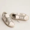 Męskie buty Super-Star z szarą zamszową gwiazdą i naszywką na pięcie