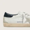 Męskie buty Super-Star z zamszową gwiazdą i niebieską naszywką na pięcie