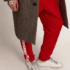 Męskie buty Super-Star ze srebrną wstawką na pięcie i napisem