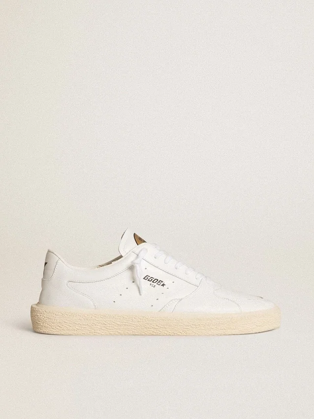 Męskie buty Tenth Star z białej skóry